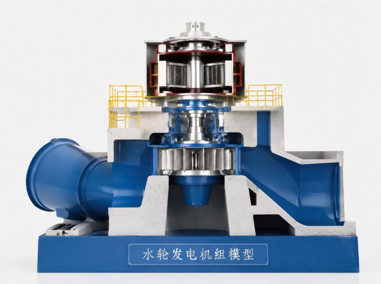 湛江水轮发电机组剖视模型